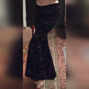 (2) L Rose Designs bellbottoms and gauntlets for dance